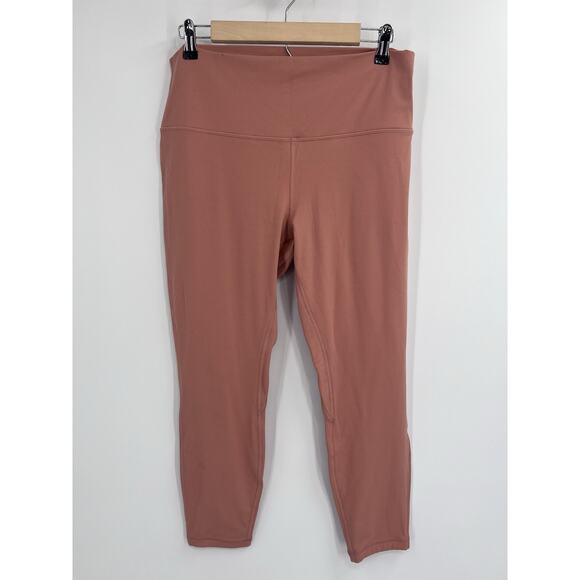 Lululemon Pants - Lululemon Align High Rose Leggings Pink Savanah Size 14 24” Inseam